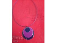 Старинно колие с емаил