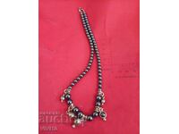 Antique hematite necklace