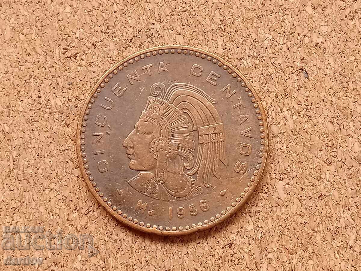 Μεξικό 50 σεντάβος, 1956 Μεξικό 50 σεντάβος, 1956