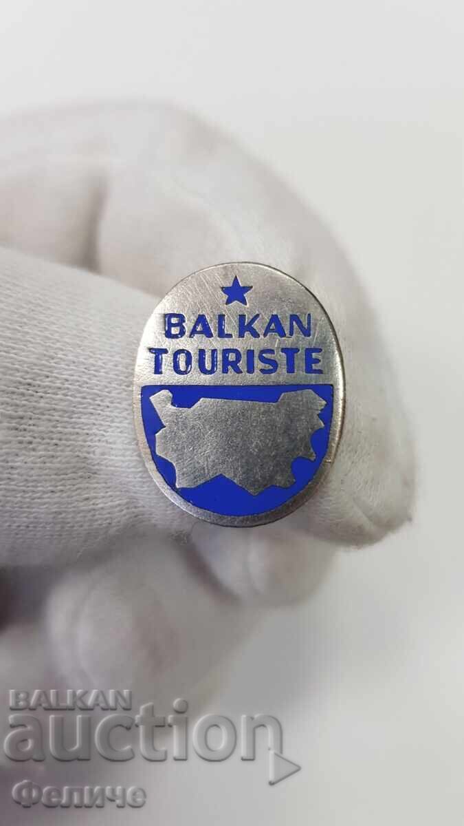 Συλλεκτικό σήμα, κονκάρδα "BALKAN TOURIST"