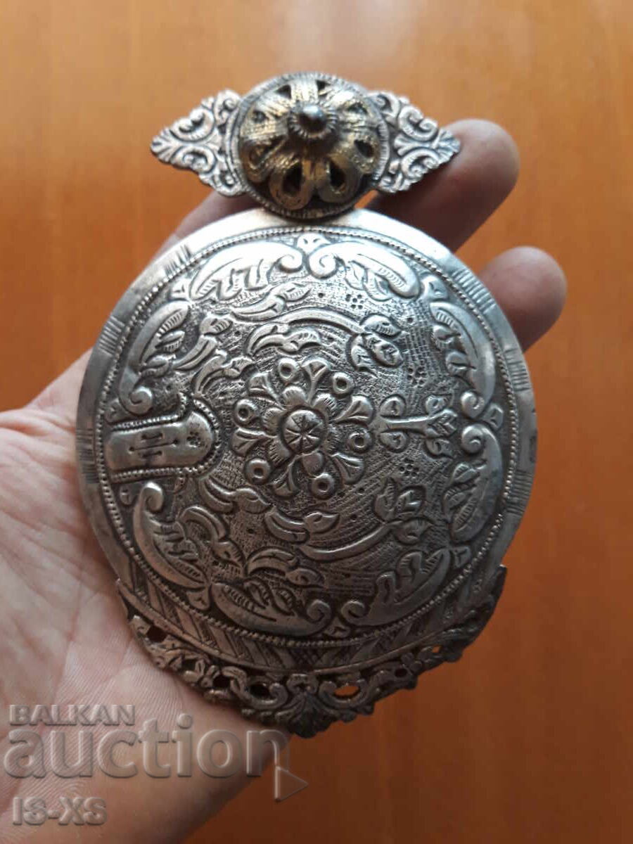 Silver buckle with gold plating - 5