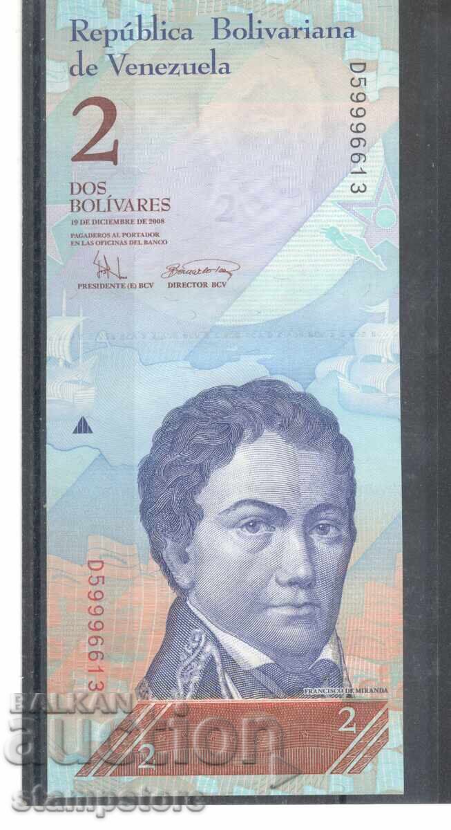 Venezuela - 2 Bolívares - 2008