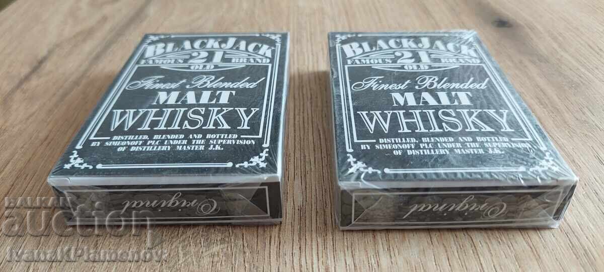 Auction  Playing cards, new, for connoisseurs, two pieces