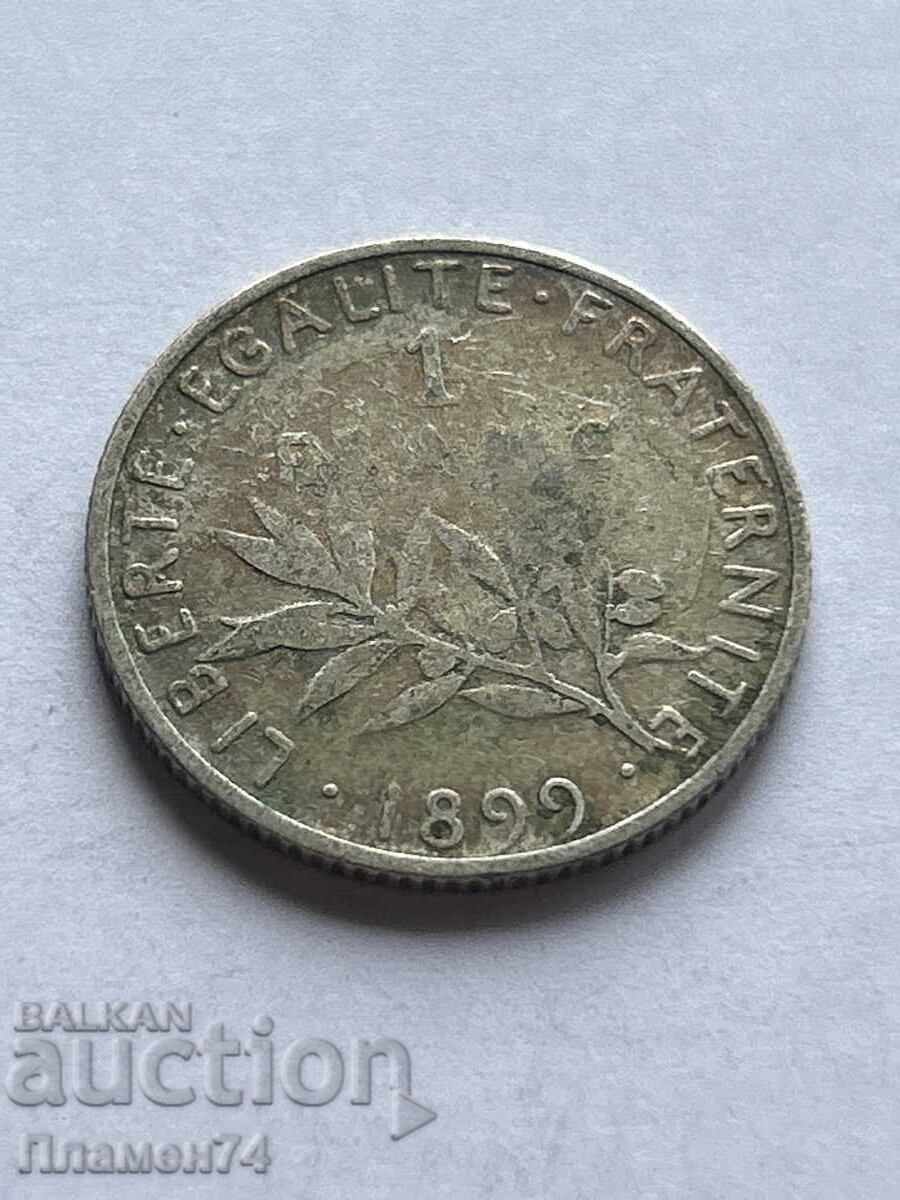 1 φράγκο 1899g Γαλλία