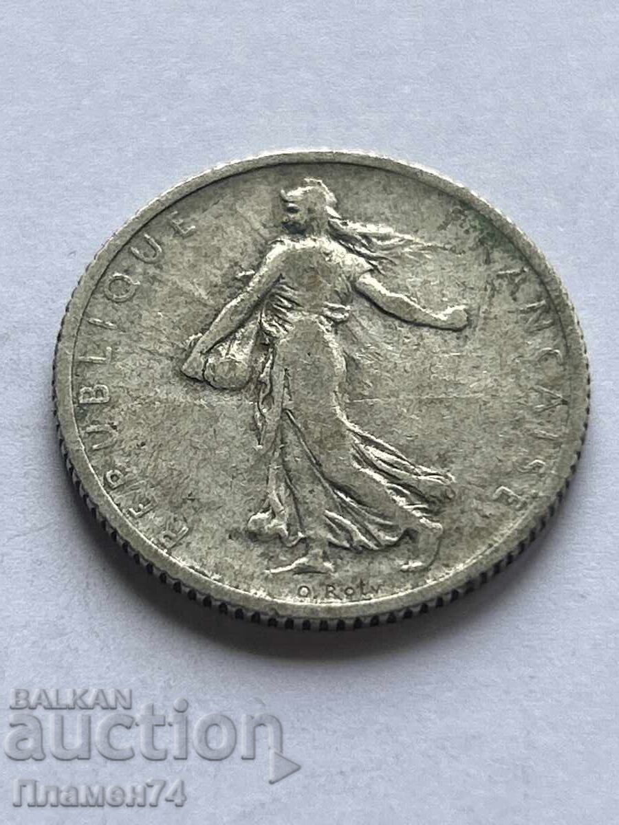 1 franc 1899 Franța cu preț 14.00 BGN | € 7.16