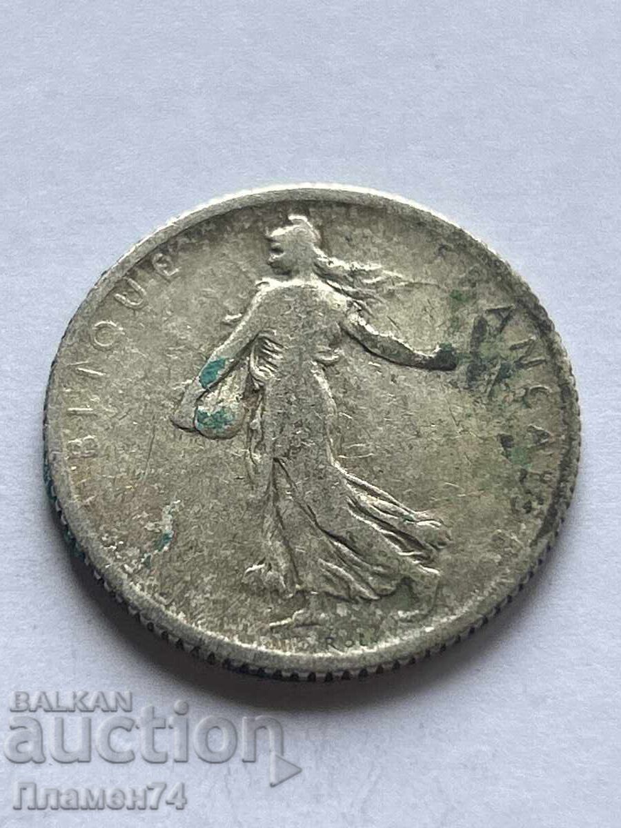 1 φράγκο 1899g Γαλλία με τιμή 14.00 BGN | € 7.16