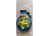 Suvenir cu magnet pentru frigider. Reliefat
