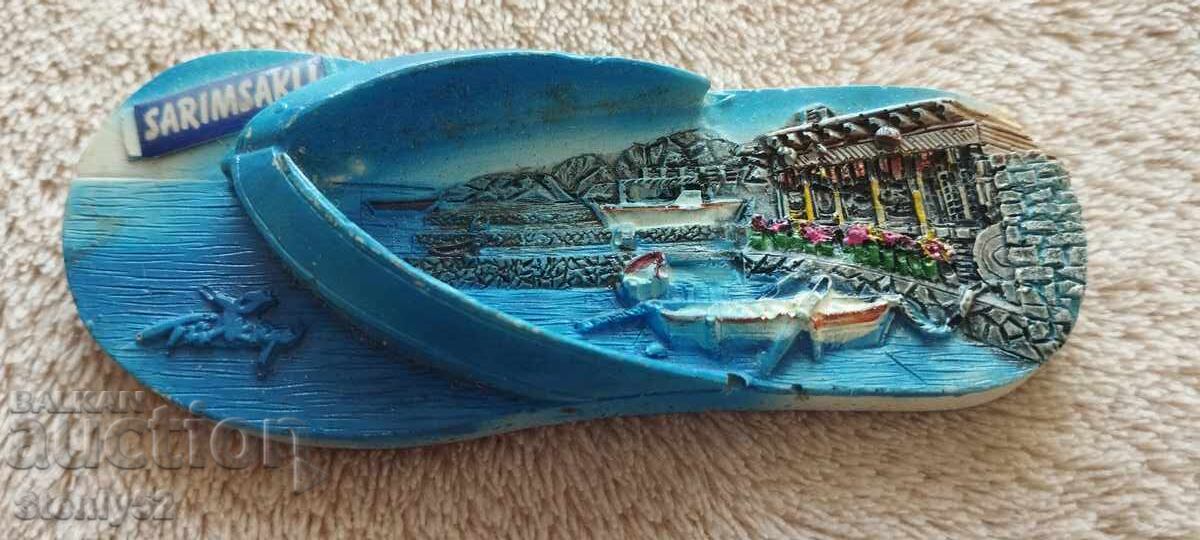 Refrigerator magnet souvenir. Embossed Refrigerator magnet souvenir. Embossed