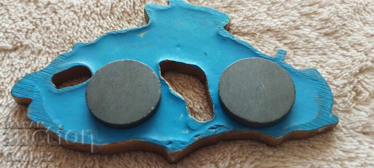 Refrigerator magnet souvenir. Embossed with price 4.00 BGN | € 2.05