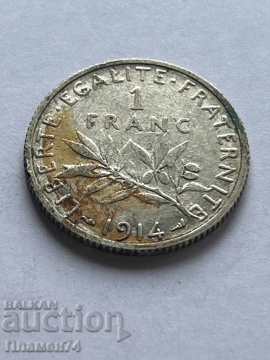 1 franc 1914 Franța
