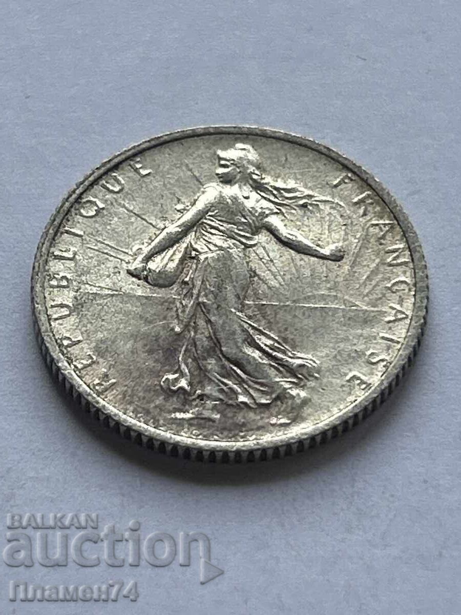 1 franc 1916 Franța cu preț 14.00 BGN | € 7.16