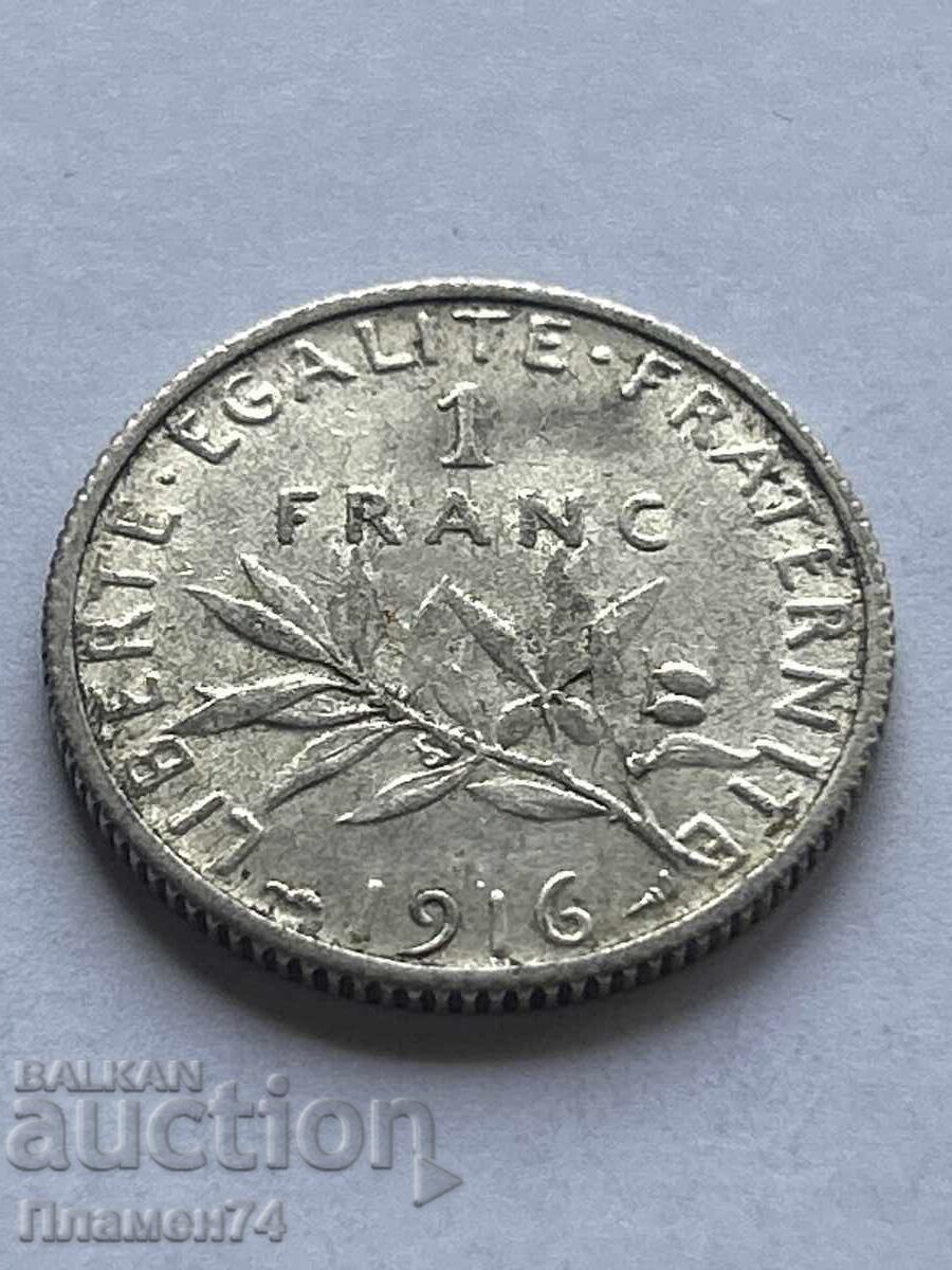 1 franc 1916 Franța