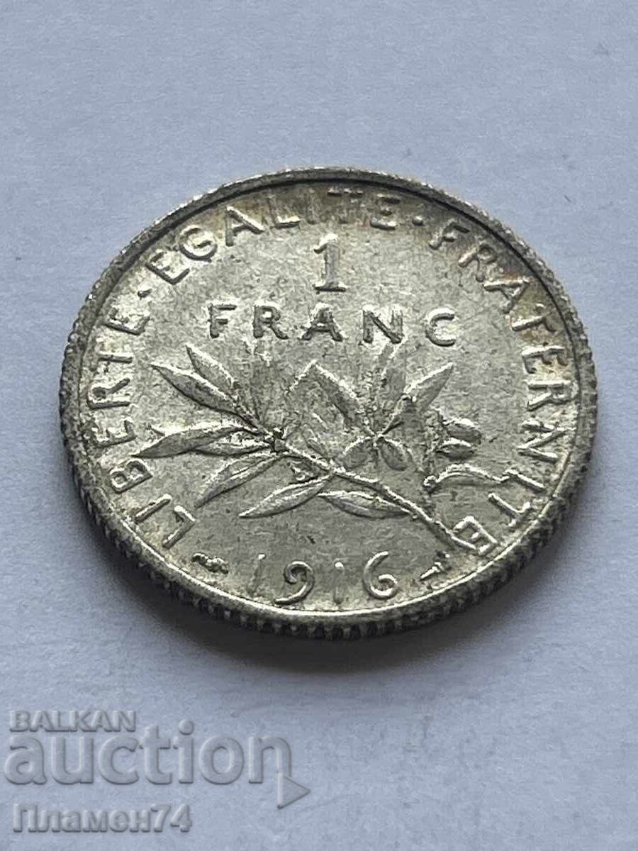 1 Franc 1916 France