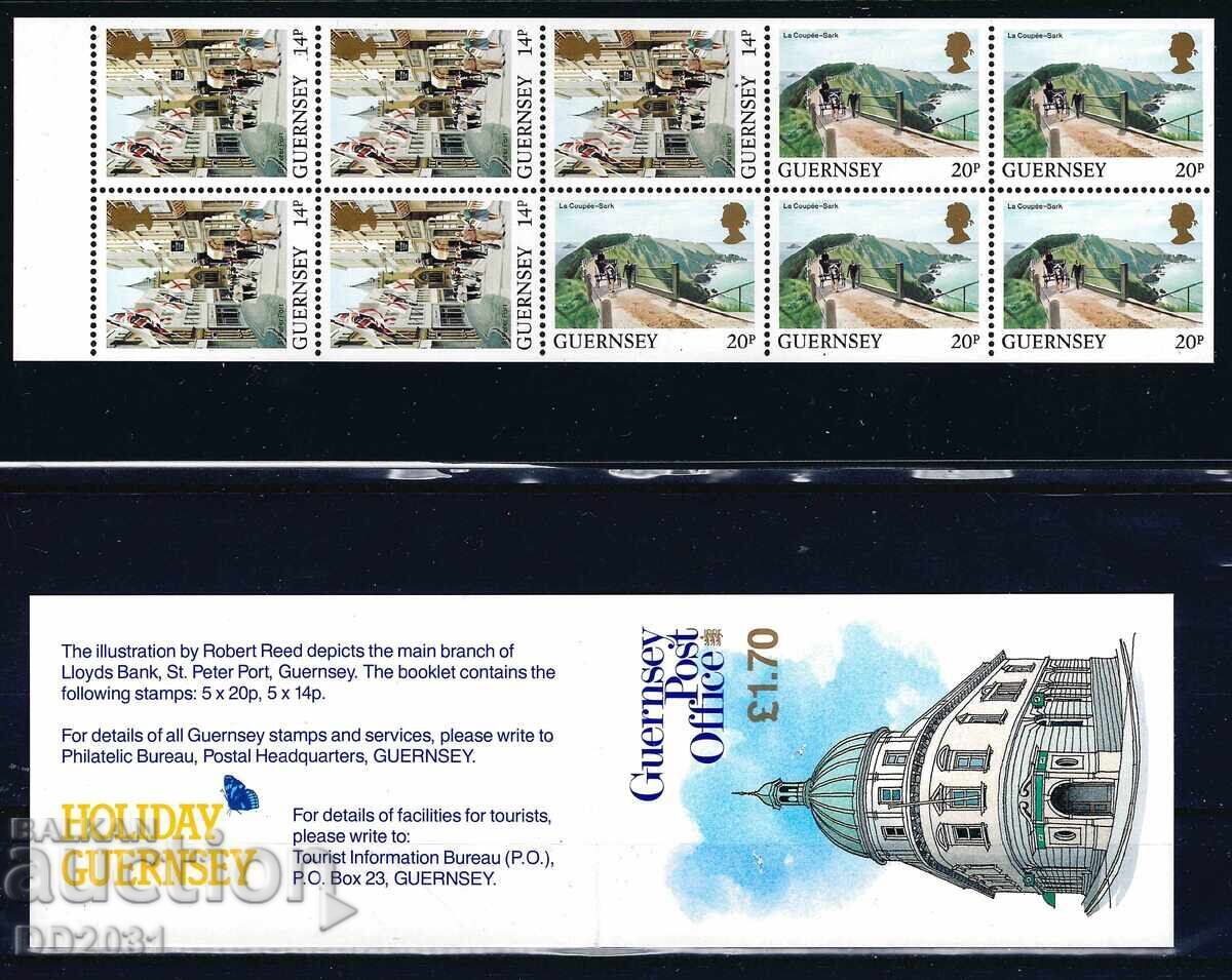 Гърнси 1992 - карнетка изгледи MNH