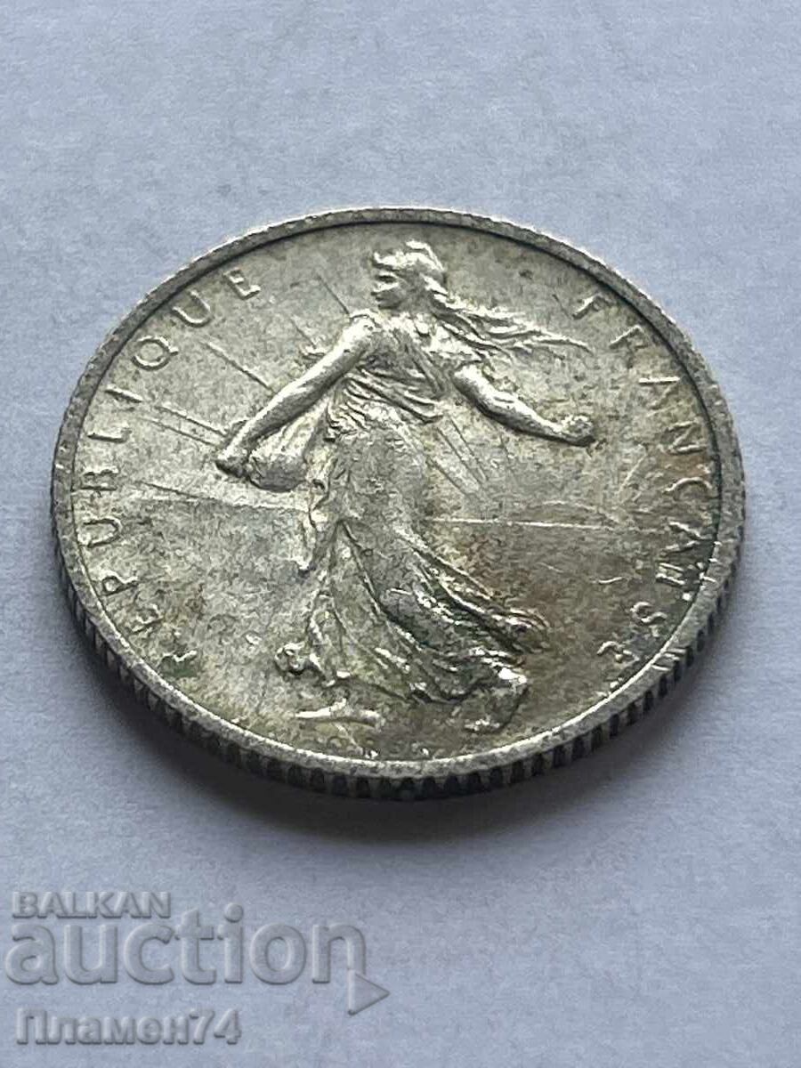 1 franc 1916 Franța cu preț 12.00 BGN | € 6.14