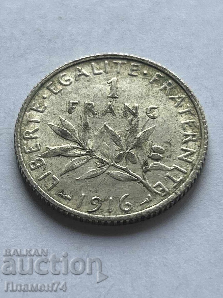 1 franc 1916 Franța