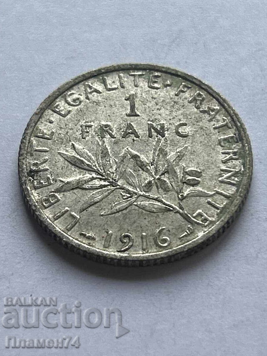 1 φράγκο 1916g Γαλλία