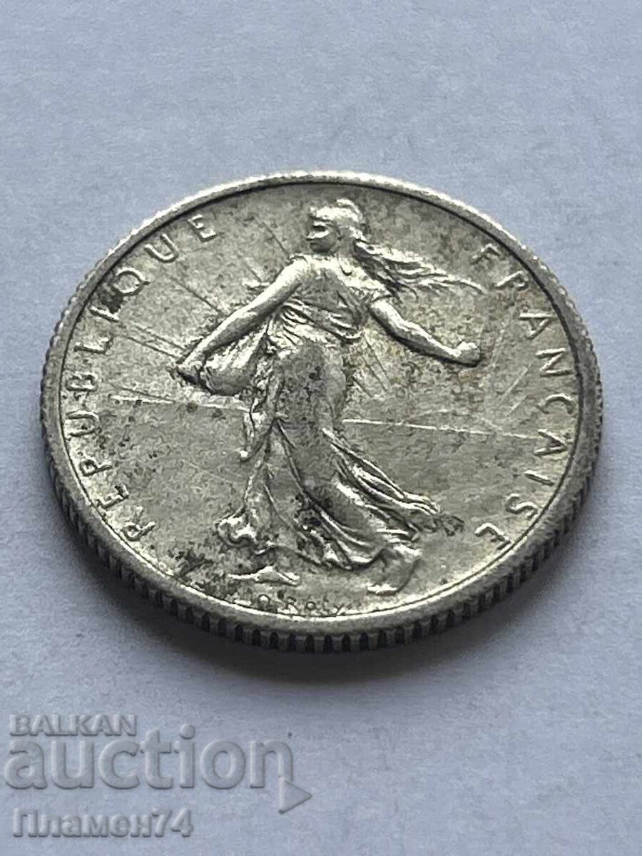 1 franc 1916 Franța cu preț 12.00 BGN | € 6.14