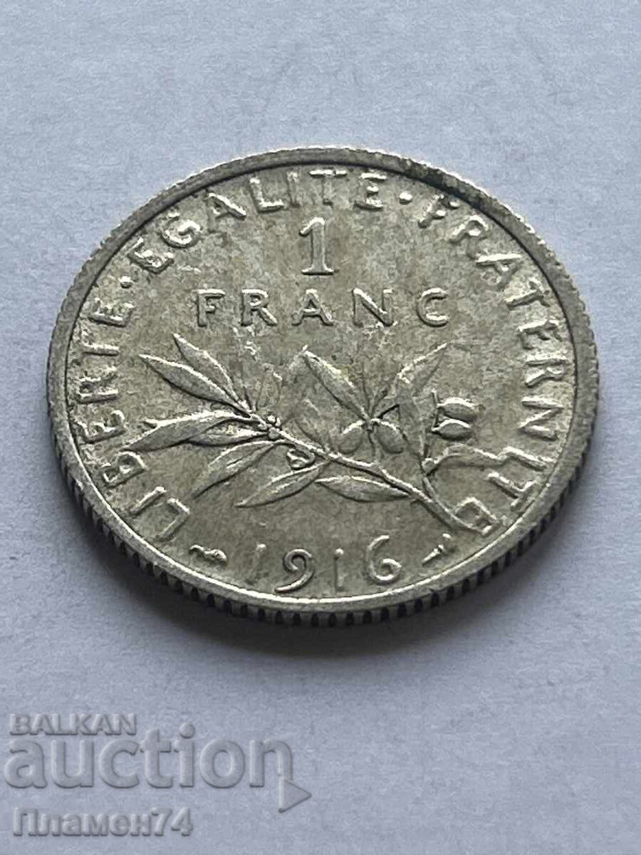 1 franc 1916 Franța