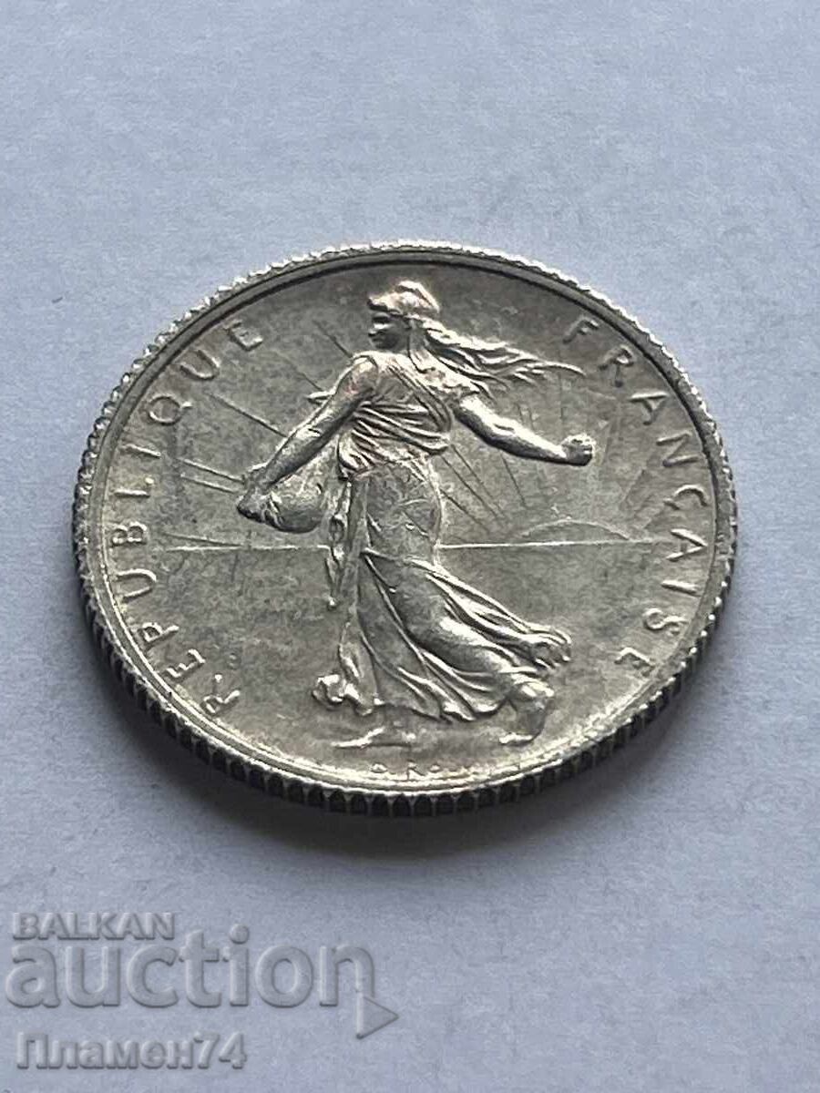 1 franc 1916 Franța cu preț 14.00 BGN | € 7.16