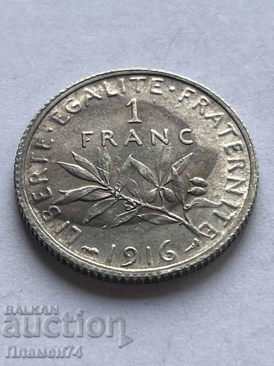 1 franc 1916 Franța