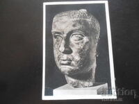 Head of a bronze statue of the Roman Emperor Gordian III