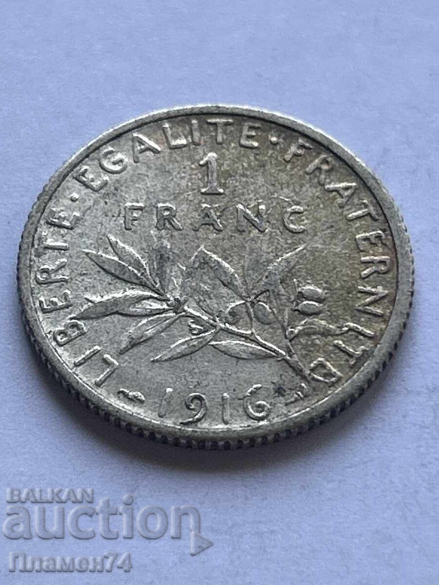 1 franc 1916 Franța