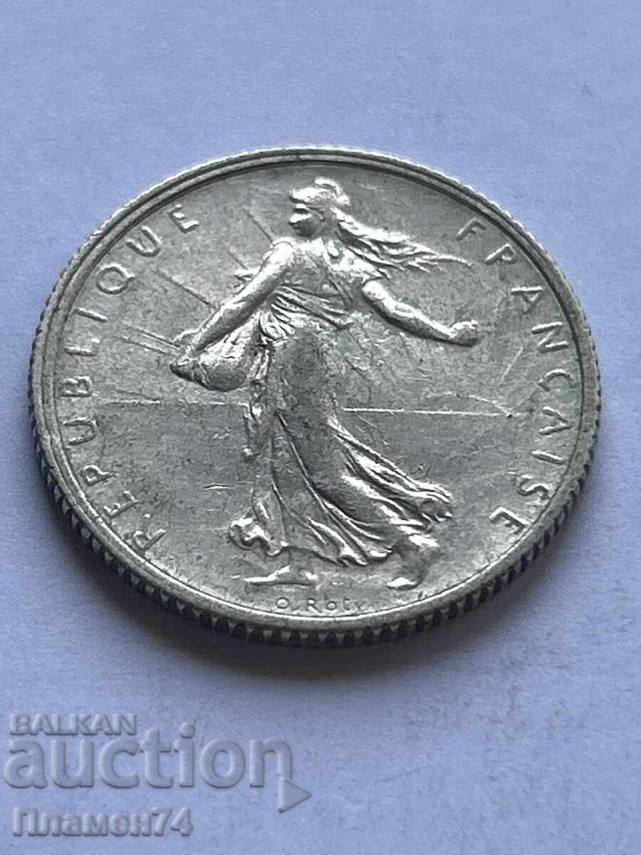 1 franc 1916 Franța cu preț 12.00 BGN | € 6.14