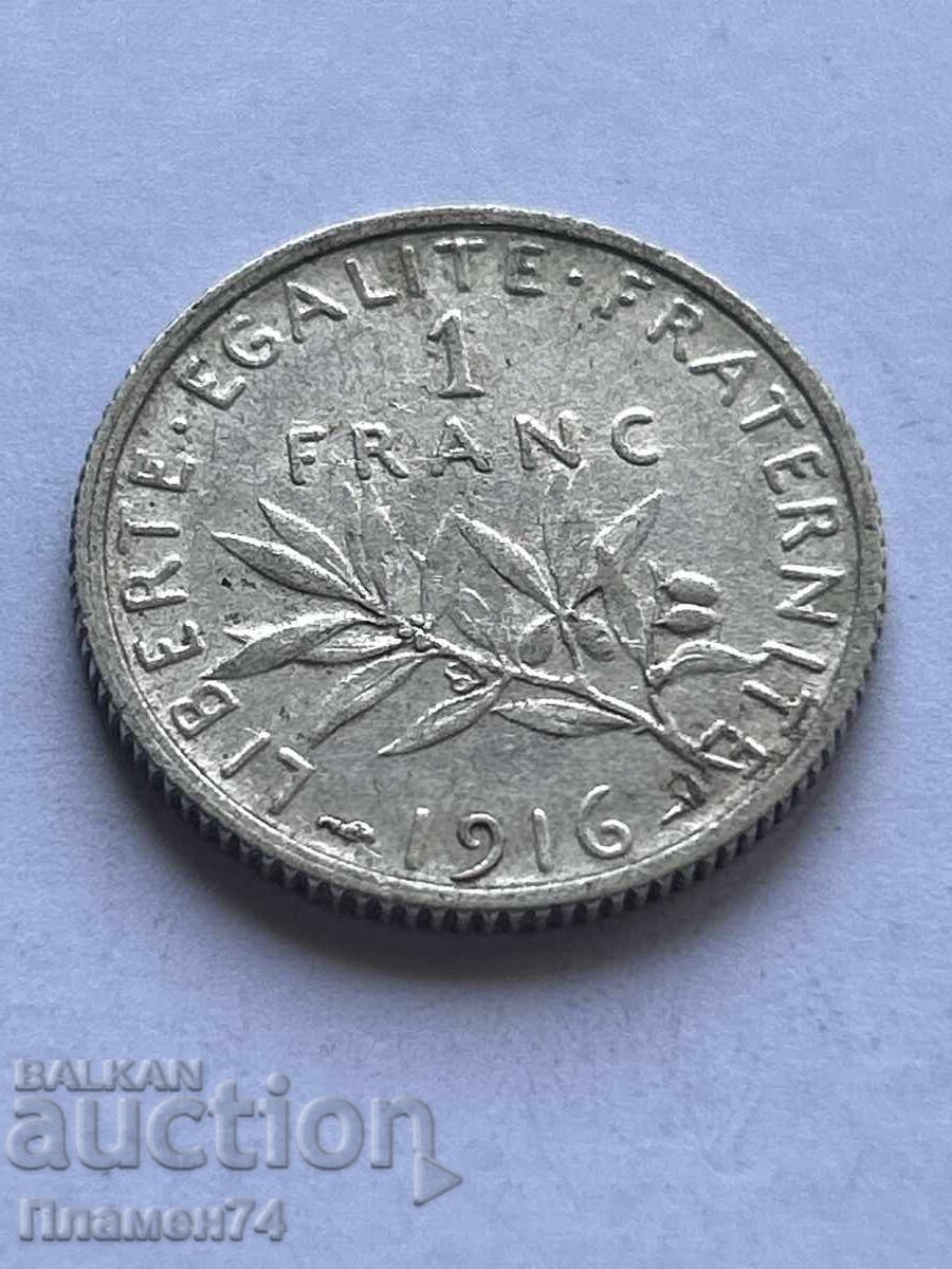 1 franc 1916 Franța
