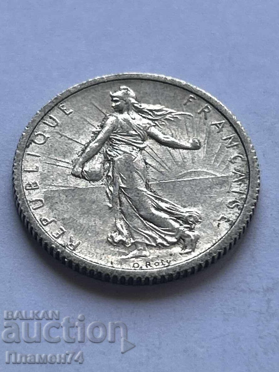 1 franc 1916 Franța cu preț 12.00 BGN | € 6.14