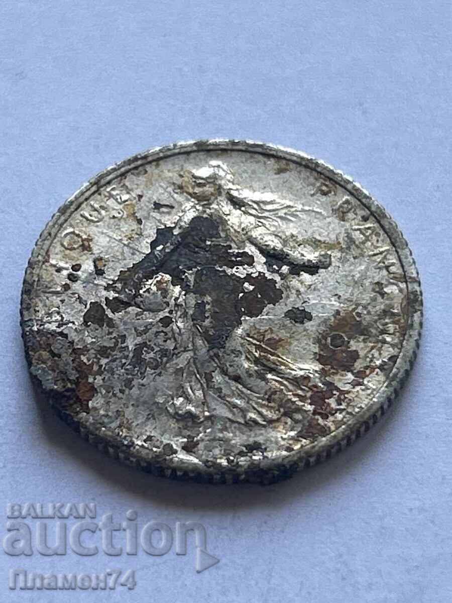 1 Franc 1916 France with price 14.00 BGN | € 7.16