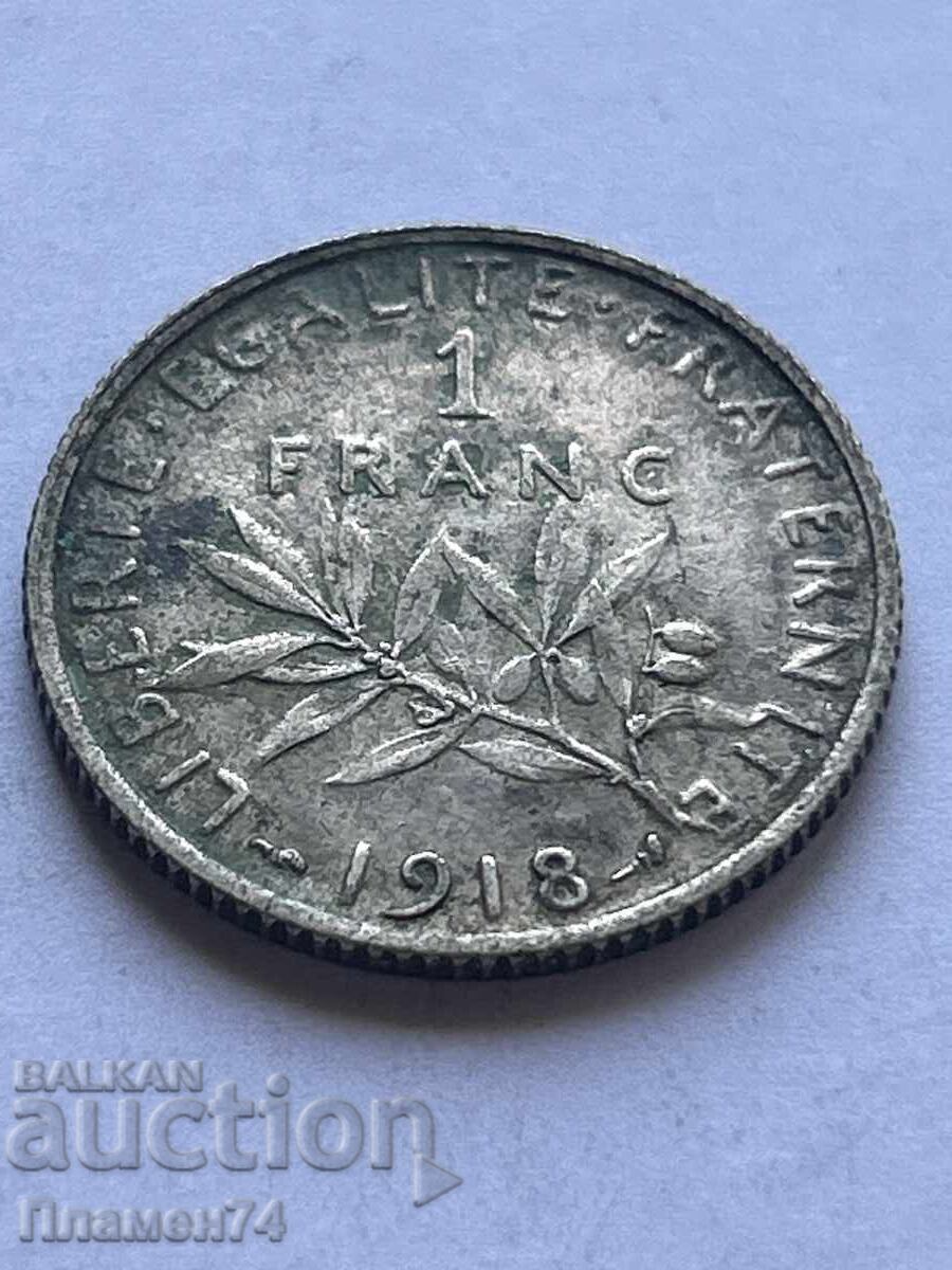 1 φράγκο 1918 Γαλλία