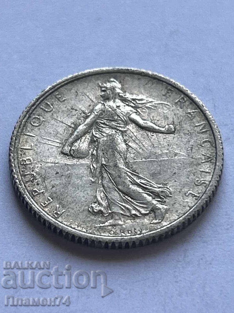 1 franc 1918 Franța cu preț 14.00 BGN | € 7.16