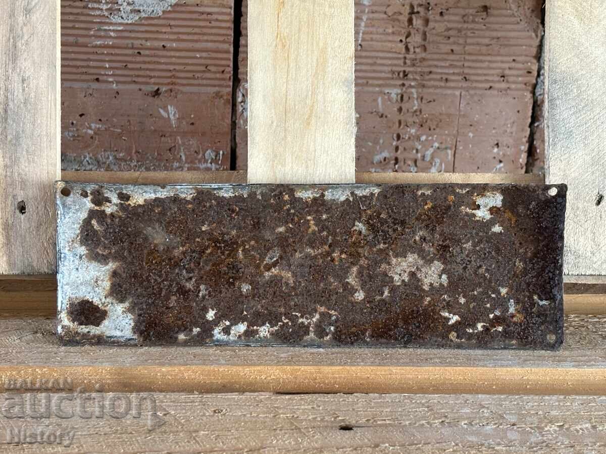 Delivery of Enamel plate