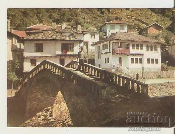 Картичка  България  с.Широка лъка Смолянско Изглед 6*