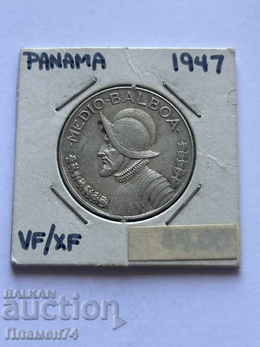 1/2 Balboa 1947 Panama with price 50.00 BGN | € 25.56