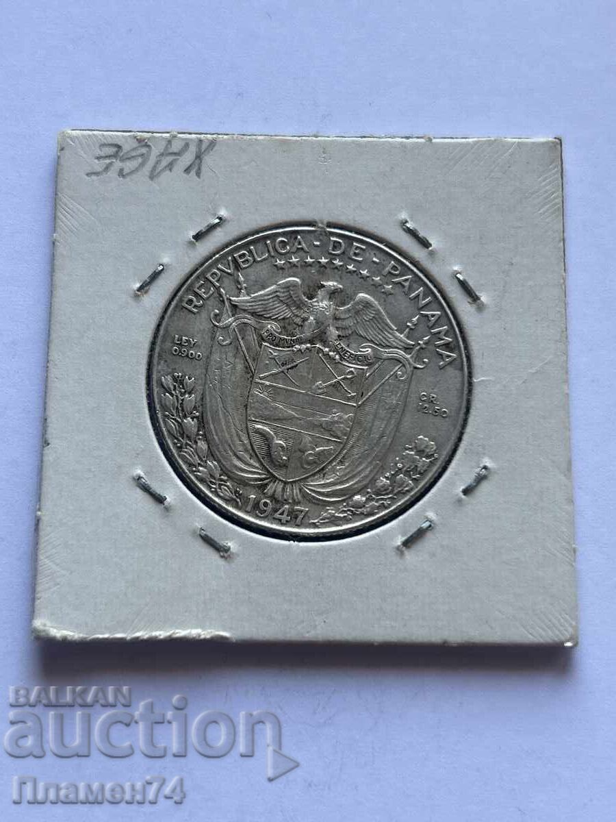 1/2 Balboa 1947 Panama