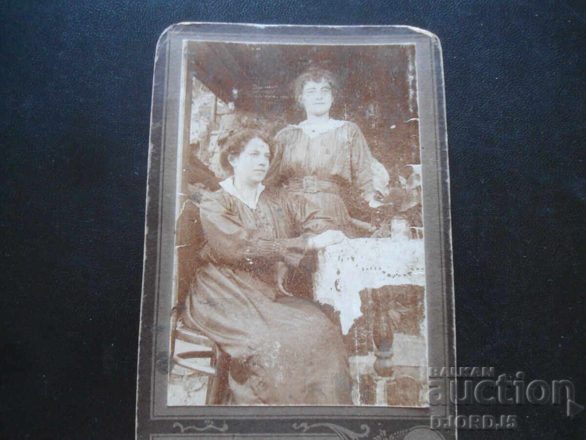 Стара снимка, картон