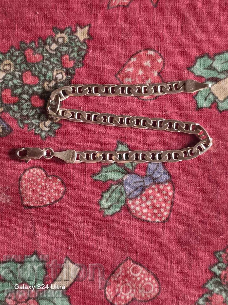 Δημοπρασία Ασημένιο βραχιόλι. 19,5εκ. Ξεκινώ πάνω από 100 Δημοπρασίες. Δείτε