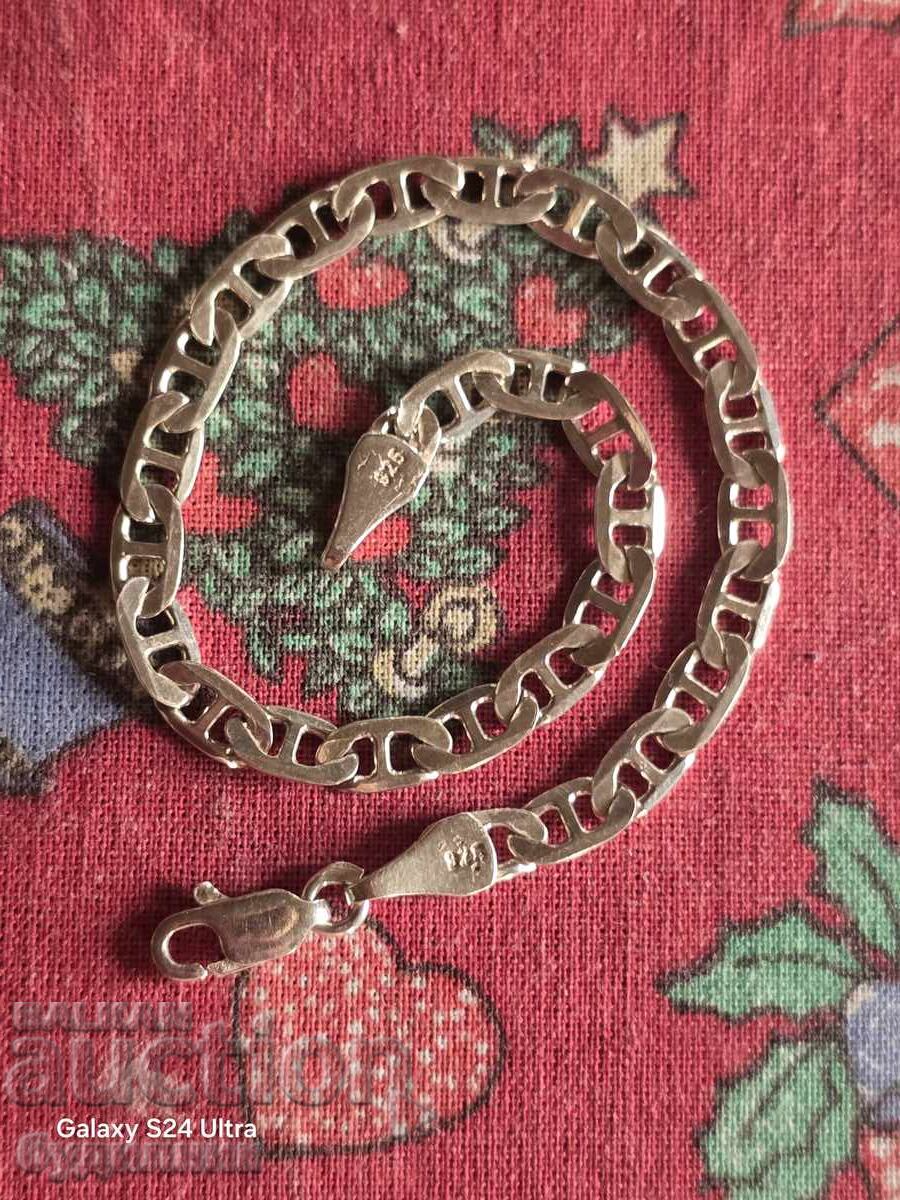 Ασημένιο βραχιόλι. 19,5εκ. Ξεκινώ πάνω από 100 Δημοπρασίες. Δείτε