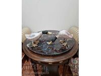 Pair of Unique Antique Bronze Figures