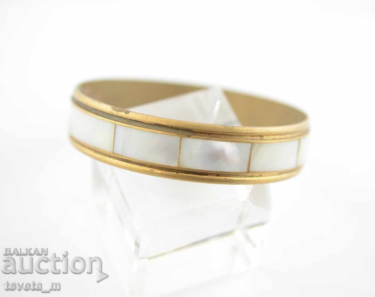 Βραχιόλι από μπρούτζο και φίλντισι Βραχιόλι από μπρούτζο και φίλντισι