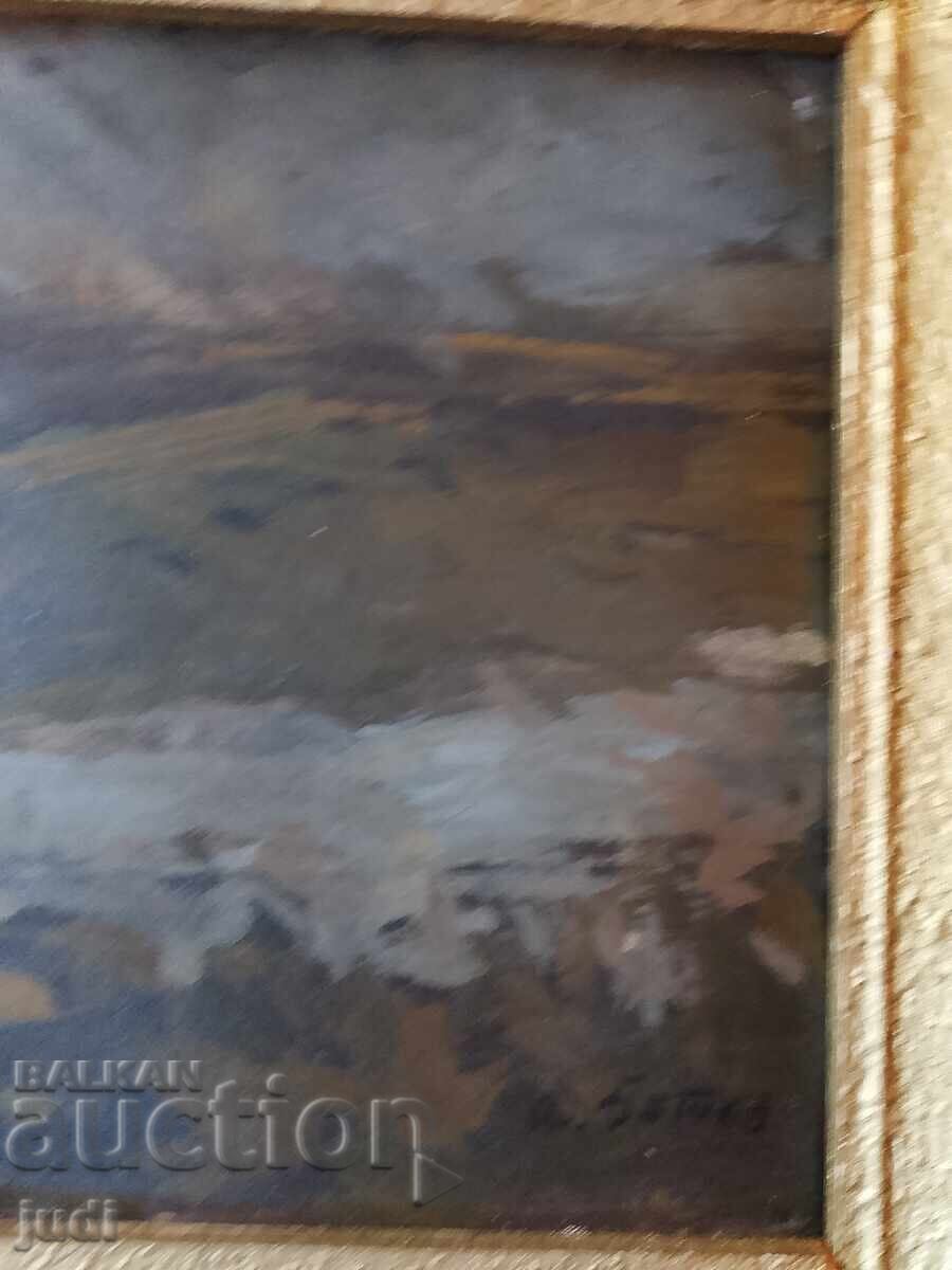 Delivery of Angel Botev Oil Painting