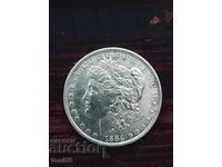 USA Morgan Dollar 1884 - O, XF- St