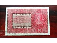 Poland 20 Mark 1919