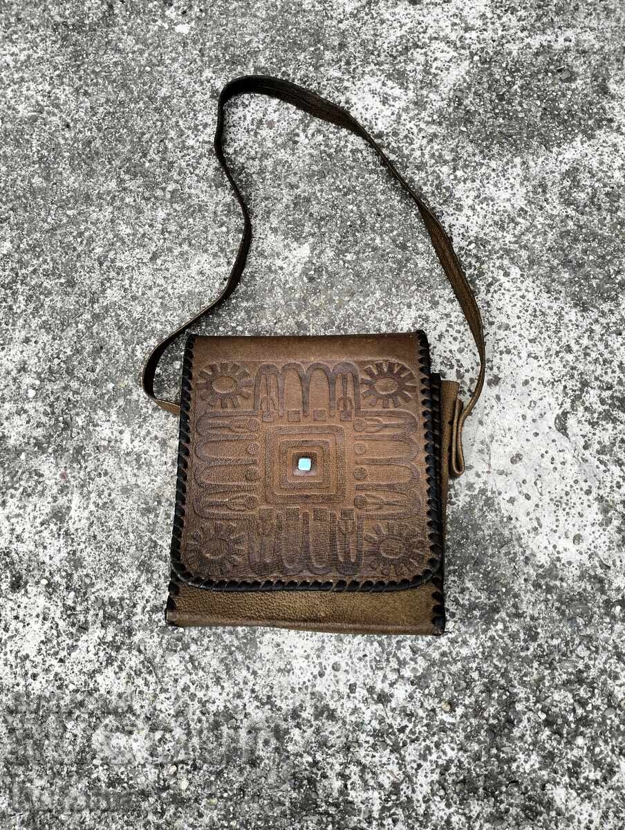 Old leather bag