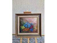 Wonderful antique Belgian still life painting, original author