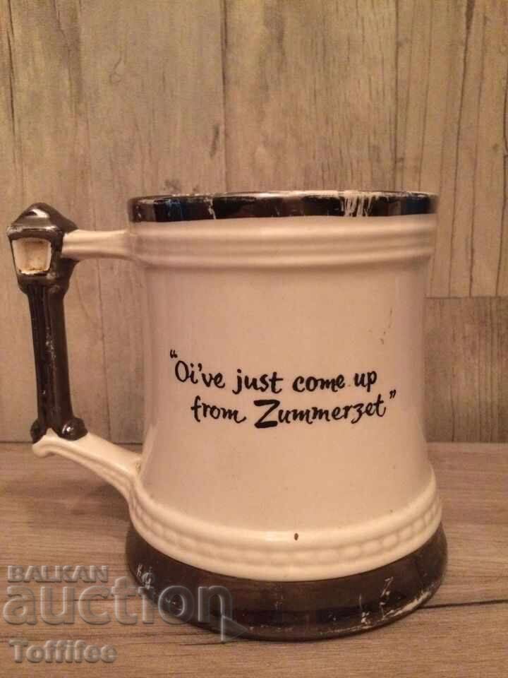 Колекционерска порцеланова халба с цена 35.00 лв. | € 17.90