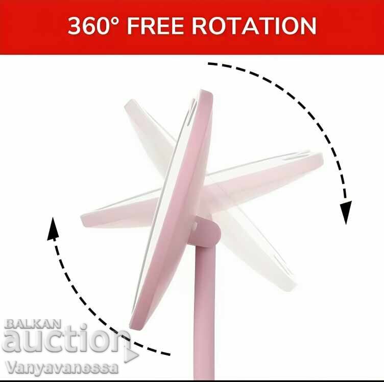 ✨ Oglindă LED elegantă în formă de inimă cu iluminare pentru toaletă cu preț 29.99 BGN | € 15.33