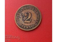 Germany - 2 Pfennig 1913 G - Karlsruhe - Small Mintage